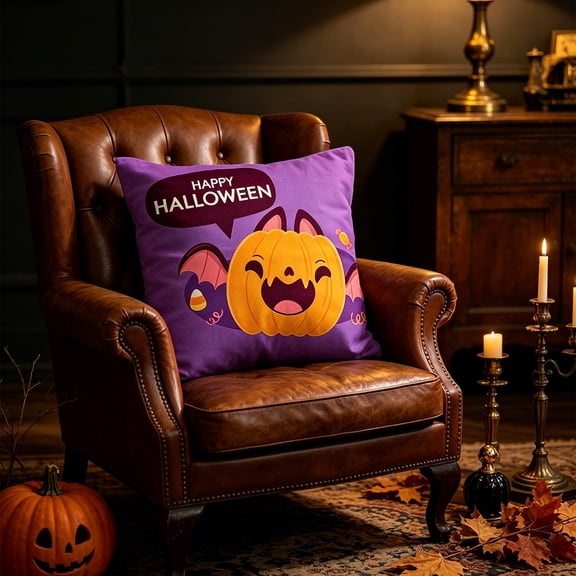 Halloween Decoration Outdoor Clearance Under $5.00!Halloween Pillow Covers Cute Pumpkin Ghost Decorative Pillow Cases Soft Fall Throw Pillow Covers For Sofa Couch Bedroom Living Room Home Hall