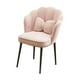 thumbnail image 4 of Sillón de tocador moderno y suave para dormitorio, recepción de invitados Rosa claro, 4 of 8