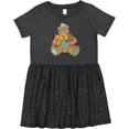 thumbnail image 3 of Inktastic Cute Hugging Teddy Bears Girls Toddler Dress, 3 of 5