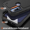 thumbnail image 4 of for Motorola Moto G Play 2023 Case G Power 2022 Case Gift Militay Grade Drop Protective Cover Shockproof Case for Moto G Play 2023 G Pure Phone Case for Women Men Boy Girl (Black+Black), 4 of 17
