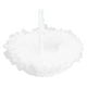 thumbnail image 1 of Cesta De Flores Blancas, Cesta De Flores De Boda, Encaje De Pétalos, Plumas De Avestruz Artificiales Para Fiesta, 1 of 7