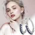 thumbnail image 1 of Fiudx Juego de Pendientes y Circonitas Brillantes para Mujer, Colgante de Metal Hipoalergénico, Joya Versátil para Ocasiones Especiales, Regalo para Ella, Diseño Duradero y Calidad., 1 of 7