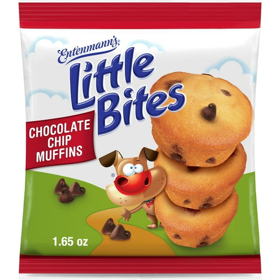 Little Bites Chocolate Chip Muffins, 4 Count, Mini Muffins, 1.65 oz Pouch