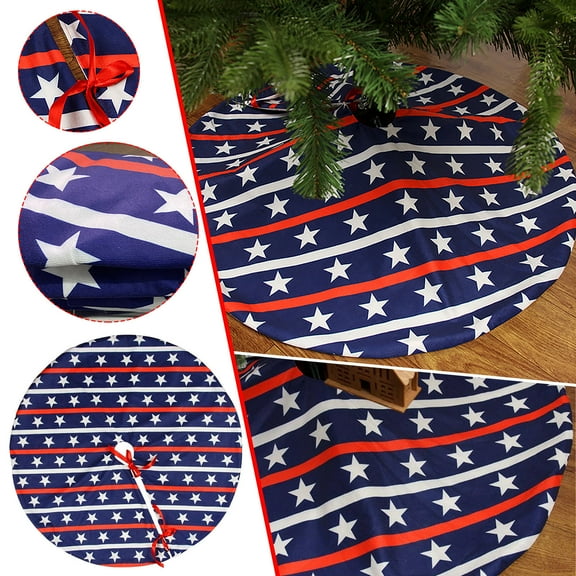 Independence Day, Independence Day Garden Outdoor Indoor Tree Skirt Pole Bottom Holiday Decoration