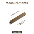 thumbnail image 3 of Goo-Ki 6 Pack 3 Inch Hole Centers Antique Brass Knurled Cabinet Pulls, Textured Vintage Cabinet Bar Handles for Drawer, Dressers, Furniture Hardware, 3 of 8