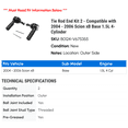 thumbnail image 2 of Tie Rod End Kit 2 - Compatible with 2004 - 2006 Scion xA Base 1.5L 4-Cylinder - Autopart Premium, 2 of 2