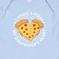 thumbnail image 3 of Inktastic I Stole a Pizza My Godfather's Heart Baby Romper Coveralls, 3 of 4