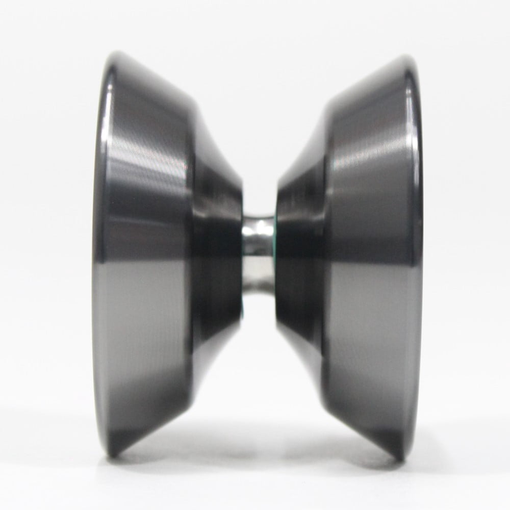 W1LD (Worldwide 1nnovative Leading Design) Shutsujin Yo-Yo - Aluminum Body YoYo with PC Cap (Charcoal Gray w/Clear Cap)