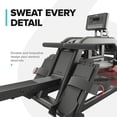 thumbnail image 5 of RIF6 Water Rowing Machine – Solid and Silent Rail with Digital Monitor, Water Resistance, and 3 Workout Modes – with Comfortable Seat, Padded Handles, Adjustable Foot Pedals, and Transport Wheels, 5 of 9