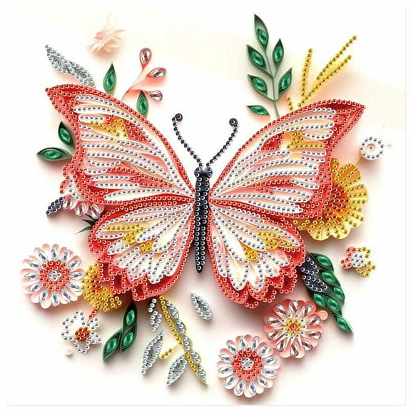 5D DIY Diamond Painting Kits, Butterflies for Adults Special Diamond DIY Art Kits for Home Decoration and Gift Options