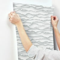 Wallpaper Product Image Roommates Singed Grey L Stick Wallpaper