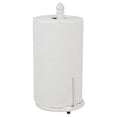 thumbnail image 2 of Lattice Collection Cast Iron Paper Towel Holder, White, 2 of 5