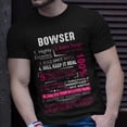 thumbnail image 2 of Bowser Name Bowser V2 TShirt, 2 of 6
