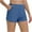 Navy, variant on AherBiu Yoga Shorts for Women Stretchy Bottom Shorts Activewear Workout Bikers Shorts with Pockets