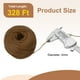 thumbnail image 2 of Uxcell Cuerda de Yute Natural de 100 Metros, Cuerda de Yute de 2 mm para Manualidades, Envoltura de Regalos, Decoración, Empaque, Jardinería, Soporte para Plantas, Marrón, 2 of 6