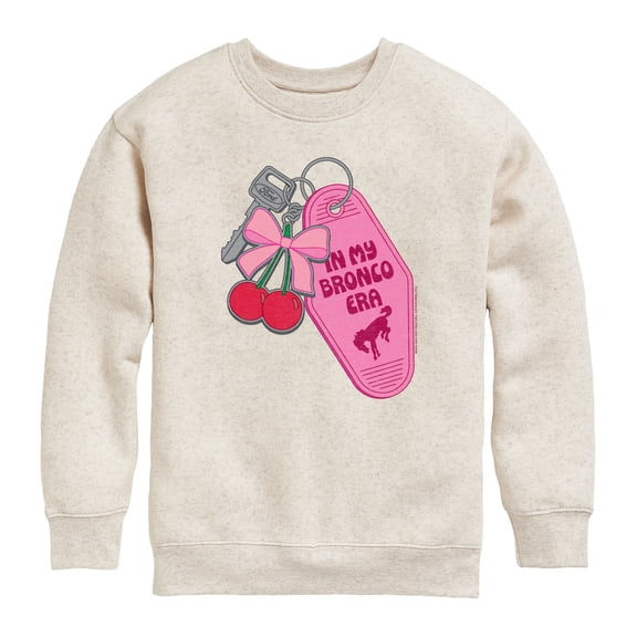 Ford - In My Bronco Era Keychains - Youth Boys Crew Fleece Sweatshirt