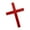 Red, variant on ROZYARD 3D Christ Crosses Badge Sticker Decal Adhesive Metal Crosses Decal Decoration Emblems Badges Sticker for Vehicle Truck
