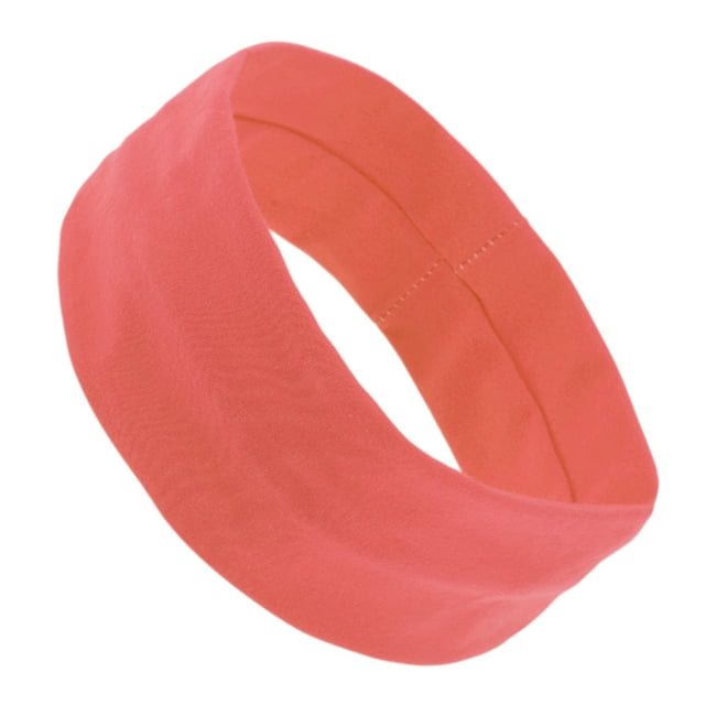 Cinta elástica de diseño ergonómico Unique Bargains para deportes color coral naranja 1 pieza