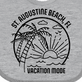 thumbnail image 4 of Inktastic Summer Vacation Mode St. Augustine Beach Florida Boys or Girls Baby Bib, 4 of 4
