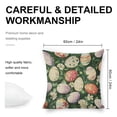 thumbnail image 2 of flowers leaveslinen toss pillowcase decoration pillowcase gifting preferred 24x24 inch cushion cover sofa pillowcase sofa bedroom living room car, 2 of 8