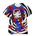 thumbnail image 1 of Magic Numbers Circus Short Sleeve, Cartoon Animation 3D Printing Breathable Loose T-shirt-QIUPING, 1 of 4