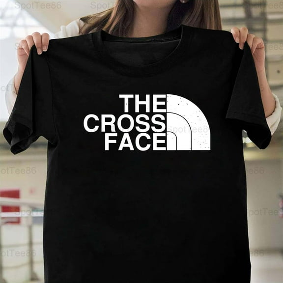 The Cross Face Vintage Retro Freestyle Wrestling Sport Graphic G358 Unisex T-Shirt, Up to Size 5XL