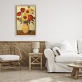 thumbnail image 3 of Stupell Industries Cottage Rustic Flower Display Gold Floating Frame Canvas Art, 17 x 25, by Petals Prints Design, 3 of 8