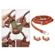 thumbnail image 3 of Correa para bolso de mano cómoda y ajustable de 39 a 47 pulgadas, moderna para bolso de hombro. Color Zanahoria, 3 of 9