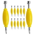 thumbnail image 2 of Juego de 12 destornilladores pequeños de doble cabeza para diapasón, minidestornilladores para reparación de monopatines de dedo, 2 of 7
