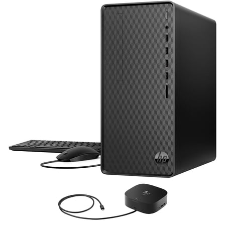 HP M01-F2254 Home/Business Desktop (Intel i3-12100 4-Core  Intel UHD 730  32GB RAM  2TB PCIe SSD  Wifi  HDMI  Bluetooth  Win 11 Home) with G2 Universal Dock