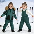 thumbnail image 2 of REDARER Insulated Winter Snowsuit for Girls and Boys Ski Bib Overalls with Jacket Outdoor Play Cold Weather Set,4-5 Years, 2 of 5