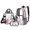 Cat Cloud Floral, variant on Xoenoiee Axolotl Music Note Print Clear Backpack for Kids Girls 3 Pieces School Bag Set with Lunch Box Pencil Case, Lightweight Bookbag Teen Back Packs Transparent Satchel Travel Daypack Bagpack