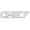 Nickel, variant on Hero's Pride CHIEF Die Struck Letter Pins, 1/4" High, Nickel Finish, Pair