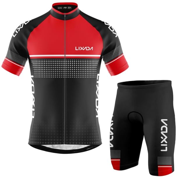 Mono ciclismo Conjunto de Jersey de ciclismo Lixada para hombre, camiseta de ciclismo de manga corta Lixada Mono ciclismo