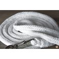 thumbnail image 3 of HILASON Braided Poly Barrel Racing Contest Flat Reins 9Ft White, 3 of 5