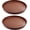 Brown, variant on Ceramic Plant Saucer Tray 2 Pcs 6.4 Inch White, 6.4" OD x6.02 ID x0.9 Deep| Fits Flower pots Bottom≤ 6", Heavy Duty Glazed Round Planter Drip with Catch Basin for Indoor Outdoor Plants