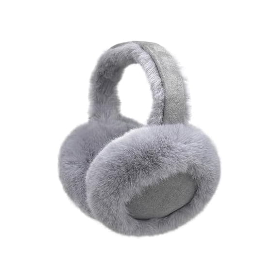 Fu997 Ear Muffs for Winter Women Foldable Fuzzy Cold Outdoor Earmuffs Soft Faux Furry Ear Warmers Covers