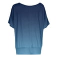 thumbnail image 3 of T-Shirt Surdimensionné pour Femmes avec Manches Chauve-Souris Manches Courtes, 3 of 4