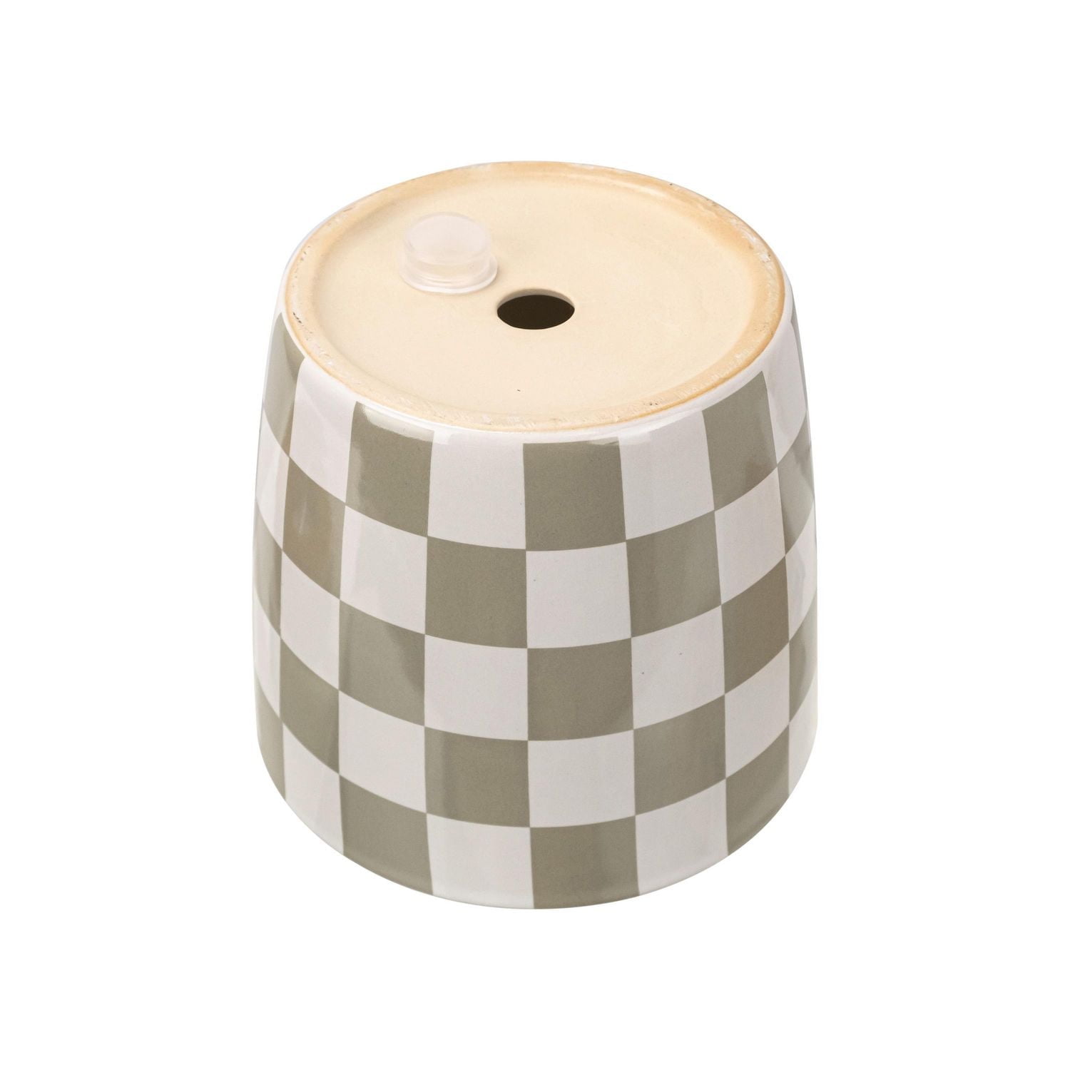 Mainstays 6 inch Gris Check planteur MS 6 in. gris Check planteur