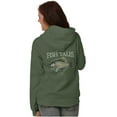 thumbnail image 3 of Gill McFinn Crappie Fish Fishing Unisex Plus Fleece Graphic Hoodie Brisco Brands 2X, 3 of 5