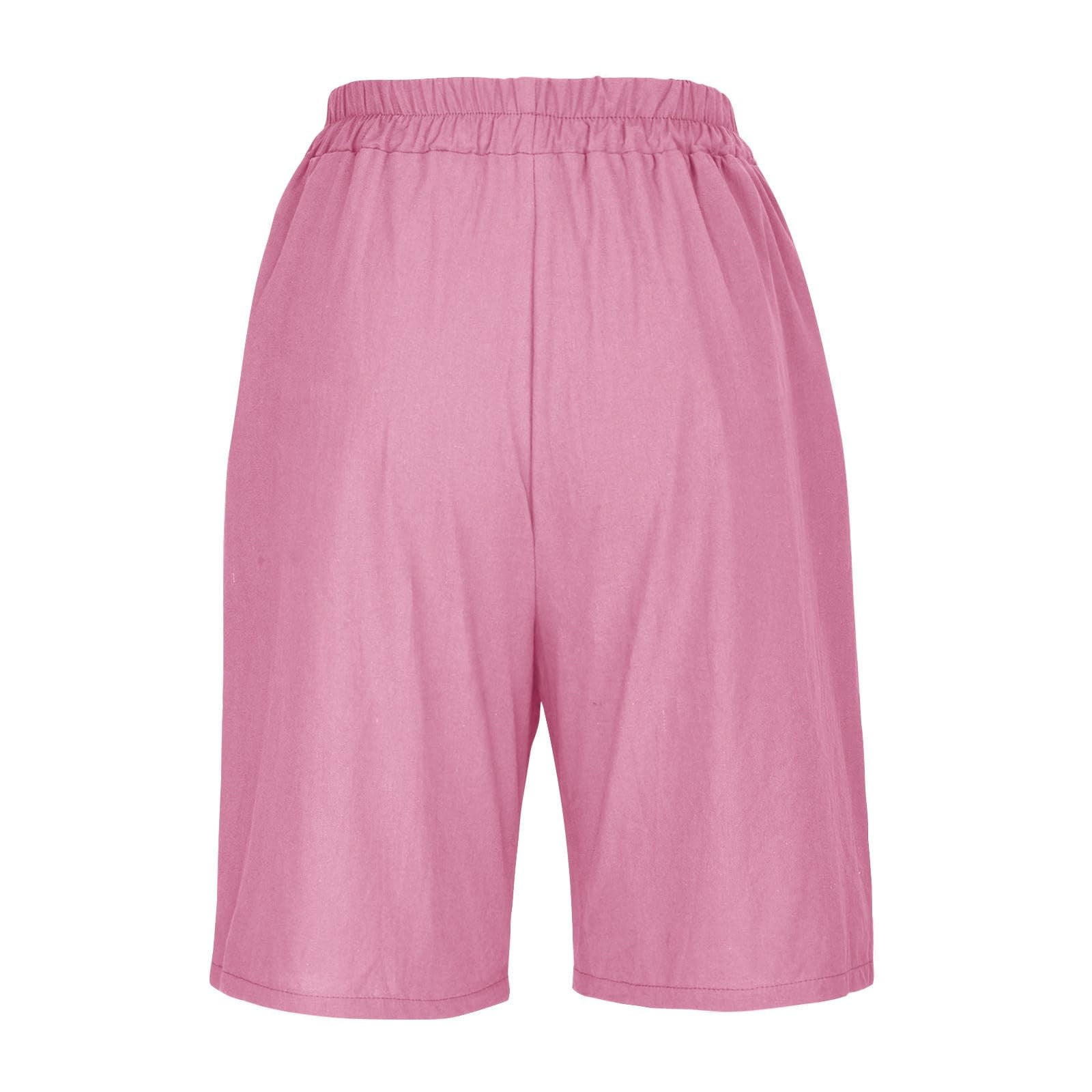 【Anyone more】[Planning] Pintuck Cotton Bermuda Wide PT USOCUTE Womens Wide Leg Cotton Linen Bermuda Shorts with