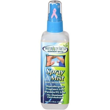 Naturally Fresh Deodorant Spray, Fragrance-Free, 4 Oz
