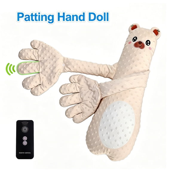 CPWVKI Bear Plush Toy Funny cartoon Stuffed Animal Plush Toys with Patting Hand Doll Gift for Boys Girls