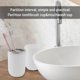 thumbnail image 5 of Accesorios de baño: Juego de 5 piezas con dispensador de jabón, cepillo de dientes, vaso y jabonera., 5 of 7
