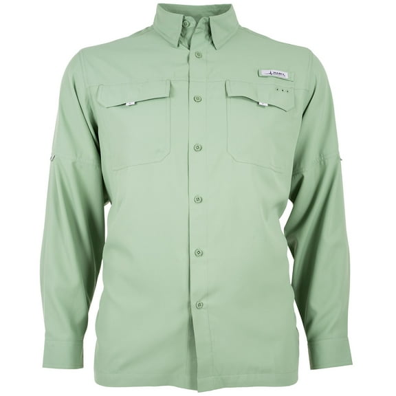 Habit Men's UPF 40+ UV Protection Long-Sleeve Fishing Shirt
