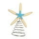thumbnail image 5 of Adorno de estrella de resina coleccionable para la parte superior del árbol de Navidad, acento de temporada Estrella de mar, 5 of 9
