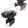 thumbnail image 1 of Car armrest box, central console storage with cup holder, adjustable base kit-, 1 of 3