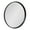 Black, variant on Kate and Laurel Travis Round Wood Wall Mirror, 21.6" Diameter, Gray, Modern Wall Décor Accent