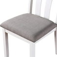 thumbnail image 7 of Furniture of America Zinia Transitional Wood 5-Piece Dining Table Set in White, 7 of 7