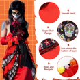 thumbnail image 4 of Disfraz de Xtinmee para el Día de los Muertos, Halloween, falda para mujer, 4 of 7